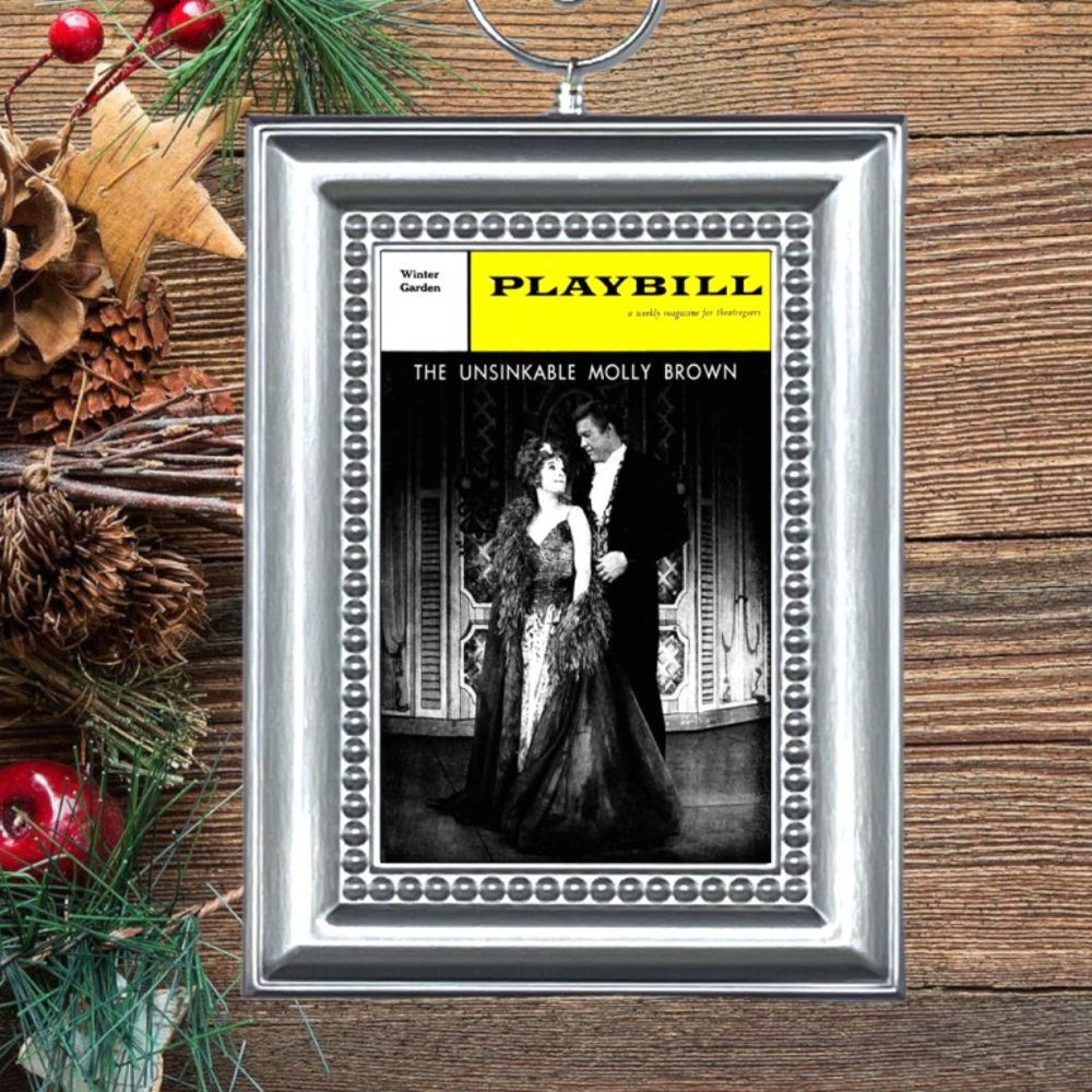 The Unsinkable Molly Brown Playbill Musical Broadway Christmas Tree Ornament